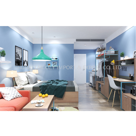 Conjunto de muebles de dormitorio para casa de huéspedes de hotel económico