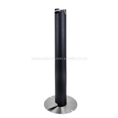 Soporte dispensador de jabón de manos con pedal de acero inoxidable sin contacto 