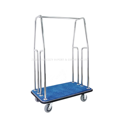 Muebles del vestíbulo del hotel Carro de botones con ruedas exclusivo para equipaje