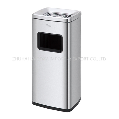 Cubo de basura molido del barril de ceniza del cubo de polvo del acero inoxidable 20L de la buena calidad al por mayor de la fábrica