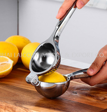 Exprimidor Manual de acero inoxidable de buena calidad, Clip de limón, prensa de jugo de fruta, prensa Citron