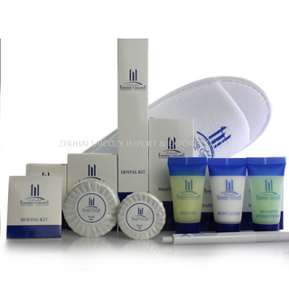 Kit de servicios de hotel desechables ecológicos biodegradables personalizados 