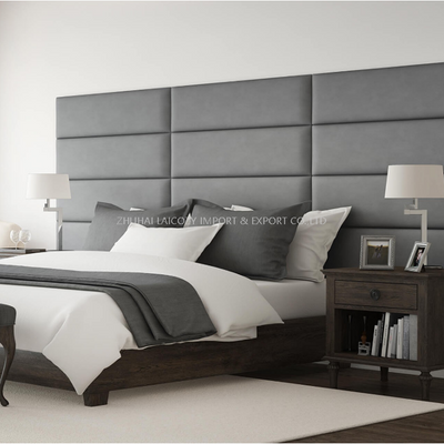 Panel de cabecera personalizado conjunto de muebles de dormitorio de hotel de hospitalidad
