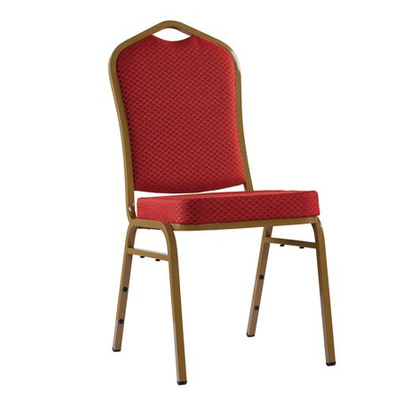 Silla apilable para banquetes de acero para comedor y restaurante del hotel