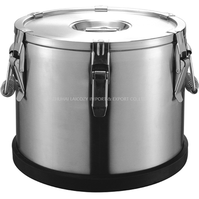 Cubo de arroz de tambor de arroz de transferencia de aislamiento térmico de acero inoxidable de buena calidad