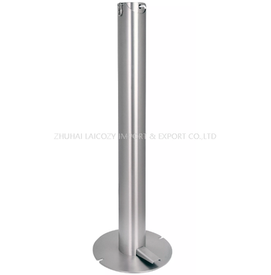 Soporte inoxidable del dispensador del jabón de manos del pedal del piso 