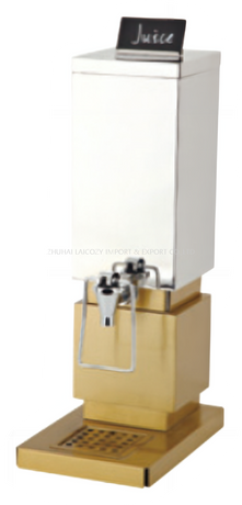 Máquina dispensadora de jugo con dispensador de bebidas con bisagras abatibles para ventana