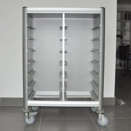 Carro de transporte con ruedas GN Pan para restaurante