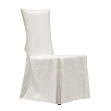 Paño blanco de lujo de la silla del banquete de la cubierta de la tela del hotel 