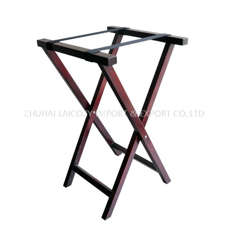 Soporte plegable para bandeja de servicio de comida para restaurante
