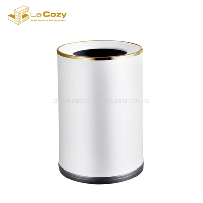 Cubos de basura interiores de metal de doble capa para hotel