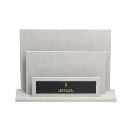 Conjunto de cuero de marca de proveedores de servicios hoteleros personalizados